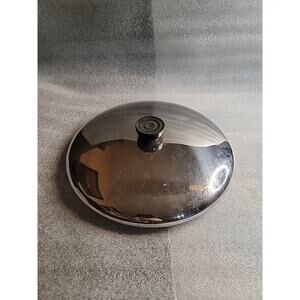 Vintage Revere Ware Stainless Stock Pot Replacement Lid Only 10 1/2" Outer